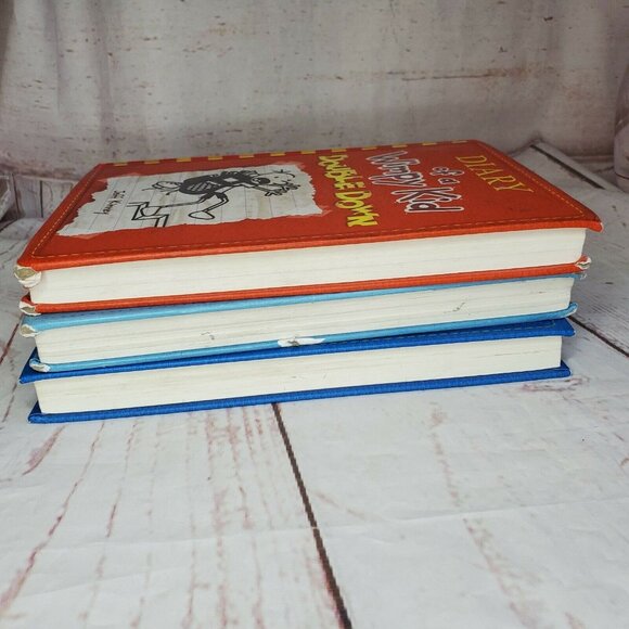 3 Diary Of A Wimpy Kid Books The Getaway Cabin Fever & Double Down By J. Kinney - Picture 11 of 12